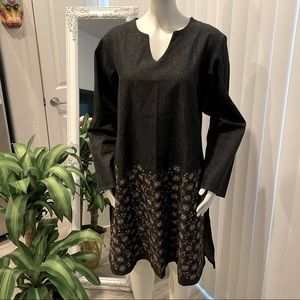 Love this long top Love/ Jean material